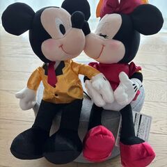 ディズニー　セレブリティフォト　ペアぬいぐるみ