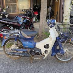 在庫処分！AA01プレスカブ50デラックスエンジン始動確認済みジャンク部品取り柏市よりの画像