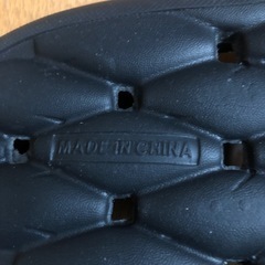 中国製のサンダル(BLACK&ホワイト) 28センチメンズ、レディース兼用の画像