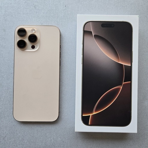 Iphone 16promax 512gb ゴールド　Sim フリー　新品同様