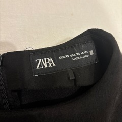 ZARA ベロアワンピースの画像