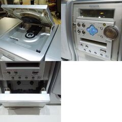 ジャンク品 AIWA ミニコンポ LCX-MD210 スピーカー/リモコン付き 現状品 オーディオ アイワ 札幌市東区 新道東店の画像