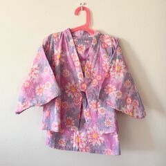 浴衣　セパレート　女の子　110cm〈〈コンビミニ〉〉
