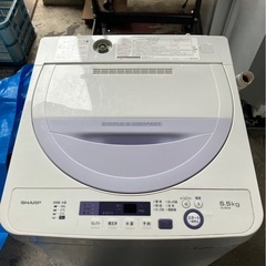 ⑥シャープ 洗濯機 ES-GE5A-V  5.5kg 17年製の画像