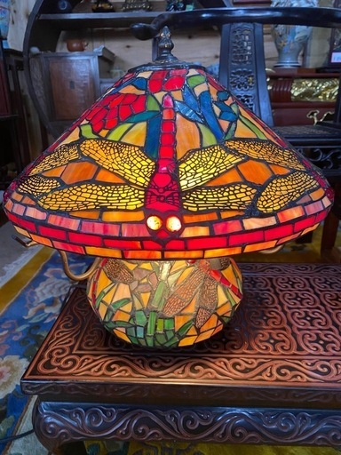 ステンドグラス ランプ トンボ 楽天市場】ランプ ステンドグラス ステンドランプ トンボ とんぼ