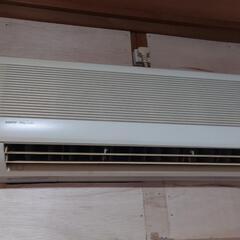 エアコン取り付け、取り外し