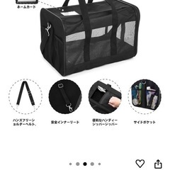 ペット キャリー 美品の画像