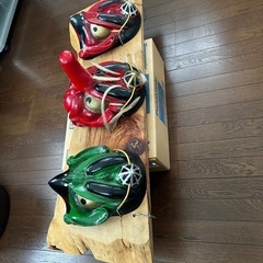 天狗お面3点セットの画像
