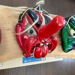 天狗お面3点セットの画像
