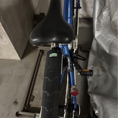 GIANT青クロスバイク自転車の画像