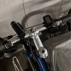 GIANT青クロスバイク自転車の画像