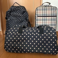 お話し中　布製　キャリーバッグ