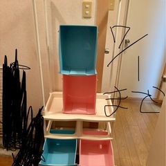 6月27日引き取り予定プリキュアキッズチェストハンガーピンクブルー