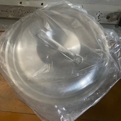 アルミ寸胴鍋30cm 蓋付き【新品未使用】の画像