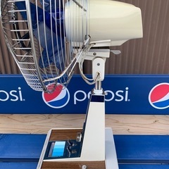 当時物　サンヨー　ダイナミックワイドEF-6NZ SANYO　dynamic wide 昭和レトロ扇風機　動作確認済みの画像