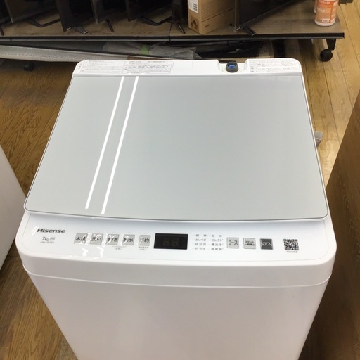 #G-10【ご来店頂ける方限定】Hisenseの7、0Kg洗濯機です