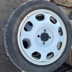 スズキ 純正スチールホイール　ホワイト 稀少！  ハスラー ・ソリオ 等に ★１５インチ  ★ 中古　★札幌近郊 無料で配送いたします！の画像