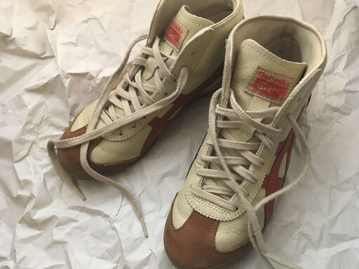 オニツカタイガー Onitsuka Tiger 23.5〜24cm 革 スニーカー 白