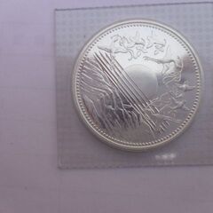 天皇陛下御在位六十年 御在位60年 記念一万円銀貨の画像