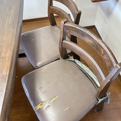 無料　ダイニングテーブル 椅子 大型家具 チェア 4人 リビングの画像