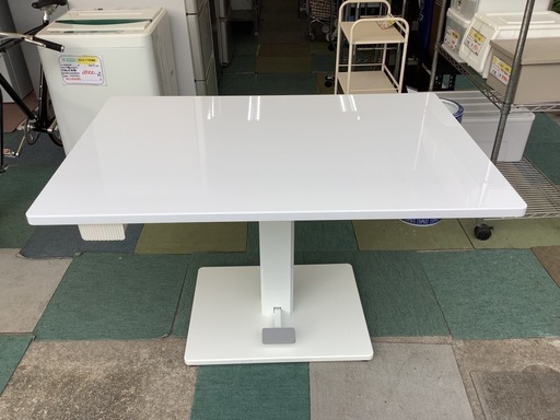 【リサイクルサービス八光】幅120㎝　大和通商　ダイニングテーブル 昇降式