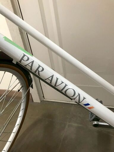 【北見市発】PAR AVION 自転車 GC5K27353 切り替えなし 26インチ 白 (E3500yar)