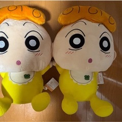 ちいかわ、クレヨンしんちゃんひまちゃんぬいぐるみの画像