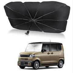 【新品】10本骨 折り畳み式 車用サンシェード 軽自動車 遮光 ...