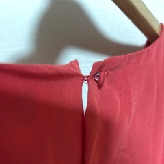 【Je chichi 】テチチ 赤　ワンピース 半袖 ロングの画像