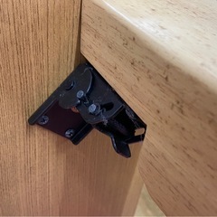 ニトリ 折りたたみ式テーブル 木製 使用感あり 中古の画像