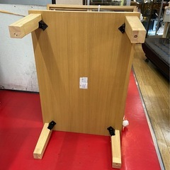 ニトリ 折りたたみ式テーブル 木製 使用感あり 中古の画像