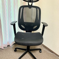 美品！ニトリ ワークチェア クエト ブラック