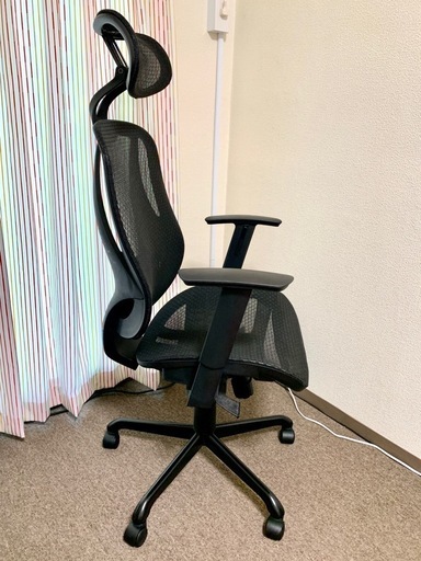 美品！ニトリ ワークチェア クエト ブラック