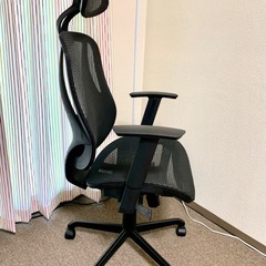 美品！ニトリ ワークチェア クエト ブラックの画像
