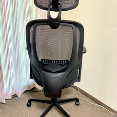 美品！ニトリ ワークチェア クエト ブラックの画像