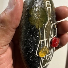 シーグラスのペーパーウェイトの画像