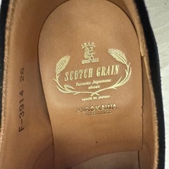 スコッチグレイン（Scotch Grain）黒 スエード 26.0の画像