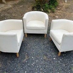 IKEA ソファー　3脚セット