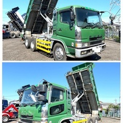 H.10 三菱　S.グレート　ダンプ　実走行75万キロ コボレーン 2デフ　DPFなし　車検付き　現車確認大歓迎　の画像