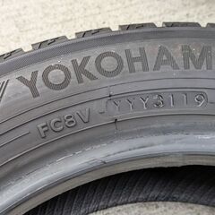 特価品ヨコハマ冬タイヤ工賃込み１５５／６５Ｒ１４　４本セット　②の画像