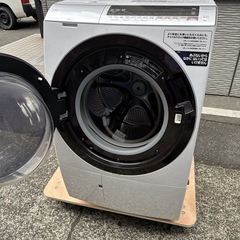 【美品】日立 ドラム式洗濯乾燥機 11k/6k AIお洗濯 洗剤自動BD-SX110EL　ドラム洗濯機  2の画像