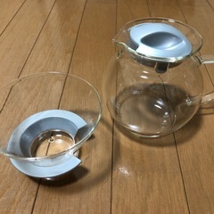 ドリッパー&ポット(耐熱ガラス製)の画像