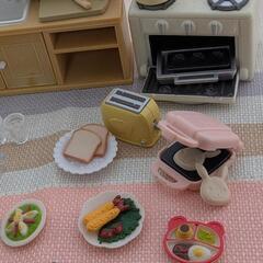 お値下げしました✨シルバニアファミリー キッチン･ごはん･食器などの画像