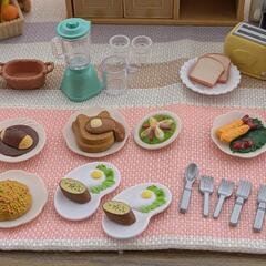 お値下げしました✨シルバニアファミリー キッチン･ごはん･食器などの画像