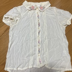 w closet 刺繍　レース　半袖　F(M?)