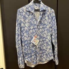 Barneys New York フローラル長袖シャツ
