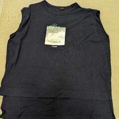 丈長め　シャツ