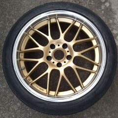 レイズ　MM-X 18インチ　ホイール 8J　114.3-5H　+45の画像