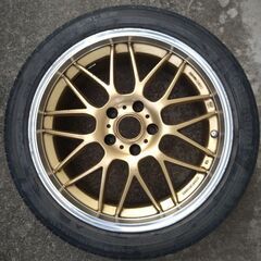 レイズ　MM-X 18インチ　ホイール 8J　114.3-5H　+45の画像