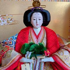 美品！おひな様　人形の久月「お雛様3段飾り」の画像